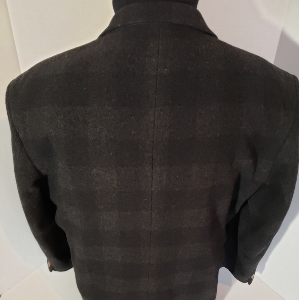 Men's Structure Two Button Wool Blazer - image 2